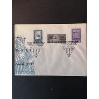 Польша 1962 КПД с полной серией марок "Памятники борьбы и мученичества" (спецгашение) Mi.1303-1305 каталог 1.50 евро