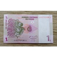 Werty71 Конго 1 сантим 1997 UNC банкнота