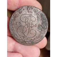 5 копеек 1768 и 1765