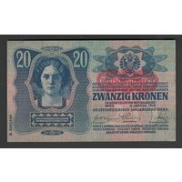 Австро-Венгрия 20 крон 1913 года. Тип P-53a(1). Состояние UNC