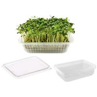 Лотки для микрозелени с крышками 25 штук