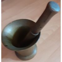 Старинная Ступка для измельчения специй. Бронза