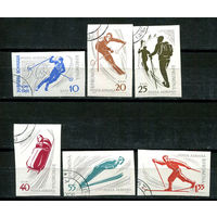 Румыния - 1961 - Зимний спорт - 6 марок. Гашеные.  (Лот 17JE)-TG2P5