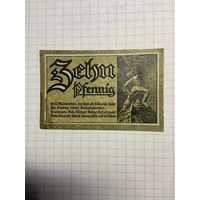 Нотгельд 10 пфеннигов 1921 год. -2112