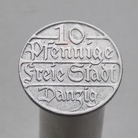 Польша вольный город Гданьск 10 пфеннигов 1923