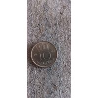 Нидерланды 10 цент 1963