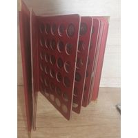 Альбом юбилейных и памятных монет РФ с монетами. С рубля.