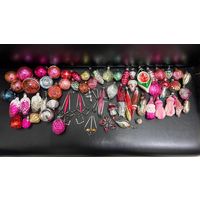 Лот елочных игрушек СССР.