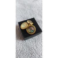 Кольцо грибы, серебро 925 с головой, позолота, объемное, супер лот, с рубля