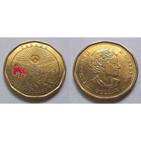 Канада, 1 доллар 2021 (125 лет "золотой лихорадке" в Клондайке)