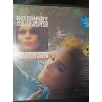 RAY CONNIFF AND THE SINGERS " SOMEWHERE MY LOVE/BRIDGE OVER TROUBLED WATER"  1976 2LP  HOLLAND CBS 22017 - NM/VG+