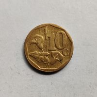ЮАР 10 центов 2004 г.