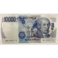 Банкнота 10000 лир. Италия. 1984 год.