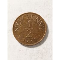 Гернси 1/2 пенни 1971