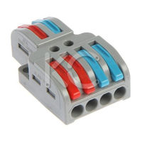 Строит-монт. клемма разветвительная 2х4 СМК-422