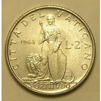Ватикан, 2 Лиры 1964 PAULUS VI