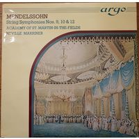 Mendelssohn - Academy Of St-Martin-in-the-Fields, Neville Marriner – String Symphonies Nos. 9, 10 & 12