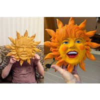 Панно из дерева Солнце, солнышко Улыбка Хороший день Цена разная