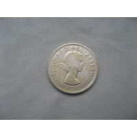 Австралия 2 шиллинга (флорин) 1956 год Елизавета II от 1 рубля без минимальной цены