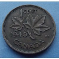 Канада. 1 цент 1940