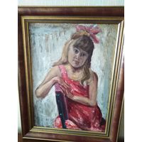 Крохолев П.С.Девочка в красном
