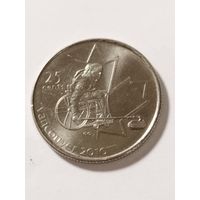 Канада 25 центов "Зимние Паралимпийские игры, Ванкувер 2010-Керлинг на колясках" 2007