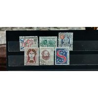 РАСПРОДАЖА ЧЕХОСЛОВАКИЯ 1968г. Полная серия. Гаш.