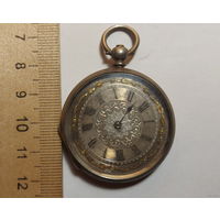 Редкие ЧАСЫ СЕРЕБРО старинные КАРМАННЫЕ Царские 3