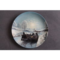 Тарелка коллекционная настенная [Wedgwood, Между шлюзами, Bradex #26-W90-53.1] D=20см.