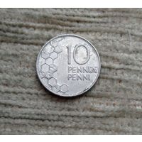 Werty71 Финляндия 10 пенни 1990 Соты Пчела