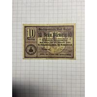 Нотгельд 10 пфеннигов 1921 год. -2112