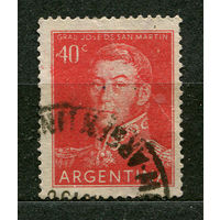 Генерал Хосе де Сан-Мартин. Аргентина. 1954