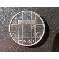 Нидерланды.1 гульден.1986. С 20 копеек. Распродажа коллекции. Смотрите другие лоты.
