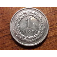 Польша 1 злотый 2014