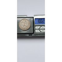 50 копеек 1924 года. ТР. Серебро 900. Монета не чищена. 45004