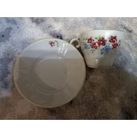 Кофейная пара Фарфор Добруш СССР