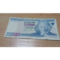 250 000 лир Турции **585551-красивый номер