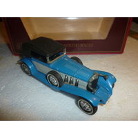 Модель авто "Mercedes Benz S.S". 1928 Y-16. 1:45.Matchbox. Made in England