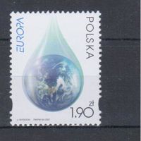 [1266] Польша 2001. Европа.EUROPA. Одиночный выпуск. MNH