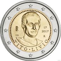 2 евро 2017 Италия Тит Ливий UNC из ролла