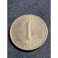 Австрия 1 шиллинг 1986
