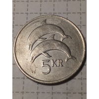 5 крон Исландия 1987 год