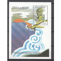 Авиация. Сомали. 2001. 1 блок. Michel N бл82 (13,0 е)