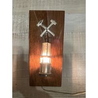 Сувенир СССР декоративный светильник Луч ( шахтерский фонарь)