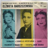 10" Elzbieta Barszczewska – Fragmenty Z Dramatow = Excerpts From Dramas