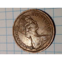 2 пенса Великобритания 1980 год.