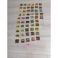 Вкладыши Ото Мото и другие, сборный лот с Рубля