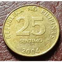 Филиппины 25 сентимо, 2004   ( 1-5-4 )