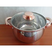 Кастрюля со Стеклянной Крышкой - 3 литра.