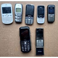 Мобильные телефоны Nokia и др.Всего 7 штук